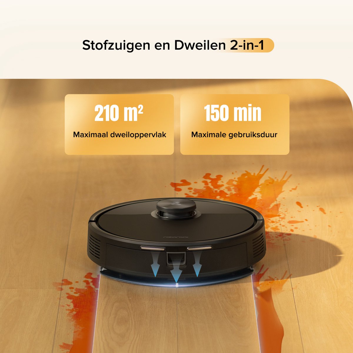 Wat vinden we goed aan de Roborock Q7 M5 Robotstofzuiger Zwart