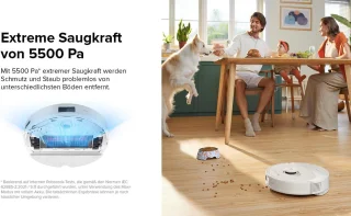 Roborock Q8 Max Robotstofzuiger Wit