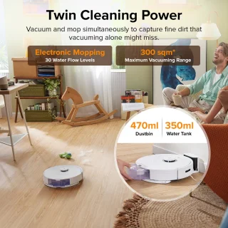 Roborock Q8 Max Robotstofzuiger Wit