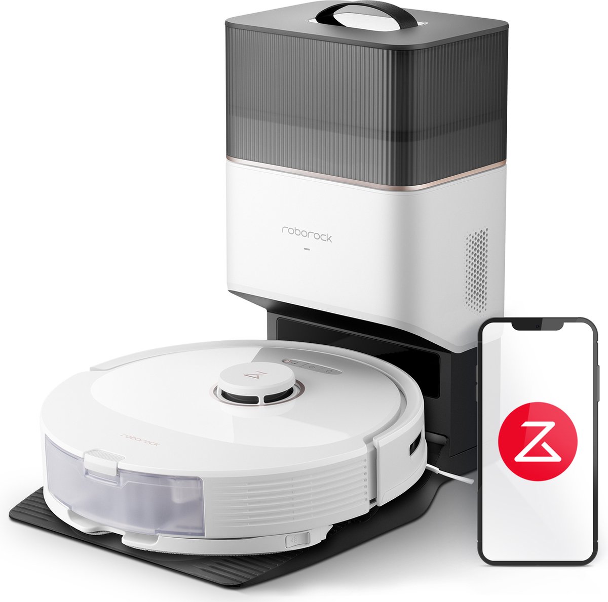 Roborock Q8 Max+ Robotstofzuiger Wit