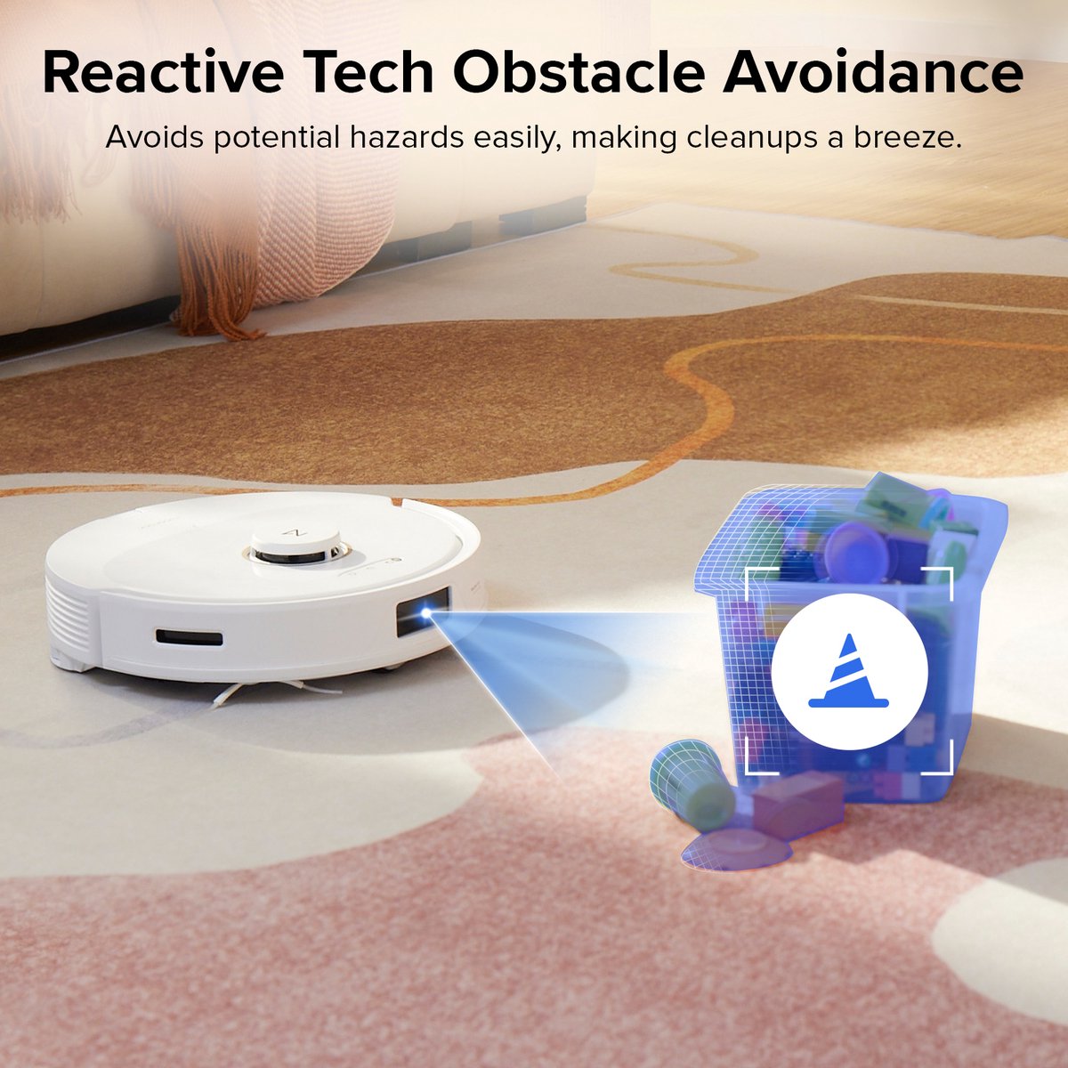 Roborock Q8 Max Robotstofzuiger Zwart