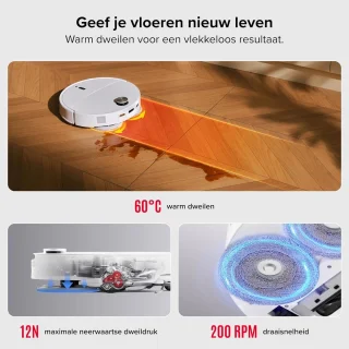 Roborock Qrevo Curv 2 Pro Robotstofzuiger