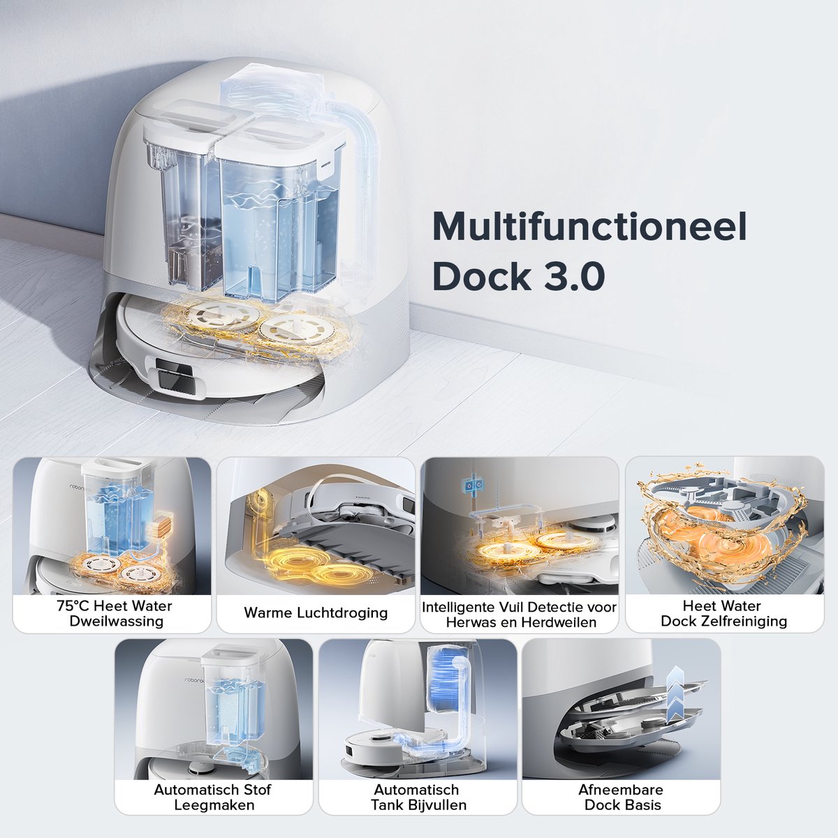 Wat vinden we goed aan de Roborock Qrevo Curv S5X Robotstofzuiger
