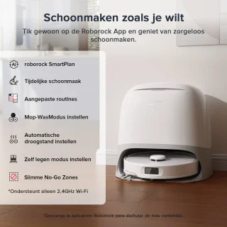 Roborock Qrevo Curv S5X Robotstofzuiger