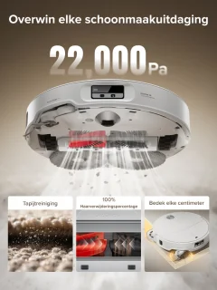 Roborock Qrevo CurvX Robotstofzuiger en Dweilrobot