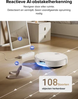 Roborock Qrevo CurvX Robotstofzuiger en Dweilrobot