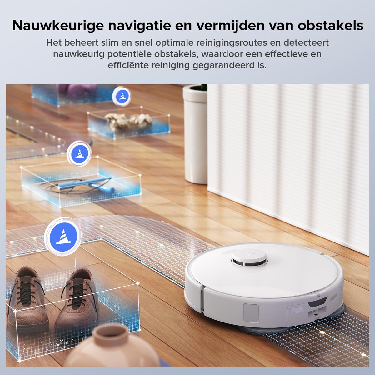 Wat vinden we goed aan de Roborock Qrevo Edge S5A robotstofzuiger wit