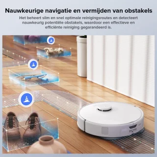Roborock Qrevo Edge S5A robotstofzuiger wit
