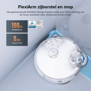 Roborock Qrevo Edge S5A robotstofzuiger wit