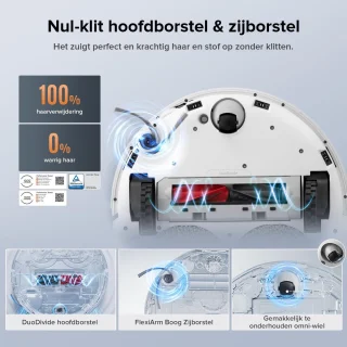 Roborock Qrevo Edge S5A robotstofzuiger wit