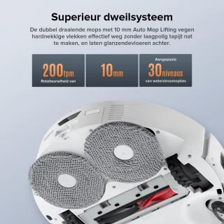 Roborock Qrevo Edge S5A robotstofzuiger wit