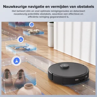 Roborock Qrevo Edge S5A robotstofzuiger zwart