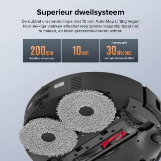 Roborock Qrevo Edge S5A robotstofzuiger zwart