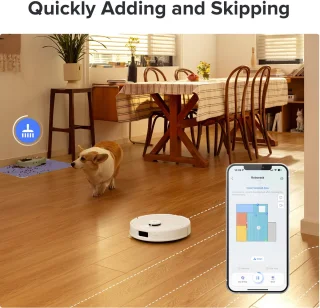 Roborock Qrevo Pro robotstofzuiger wit