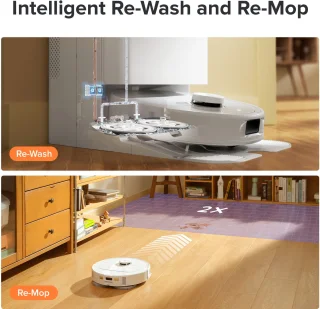 Roborock Qrevo Pro robotstofzuiger wit