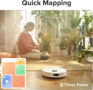 Roborock Qrevo Pro robotstofzuiger wit