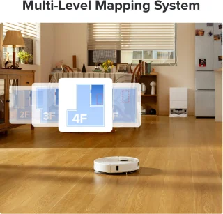 Roborock Qrevo Pro robotstofzuiger wit