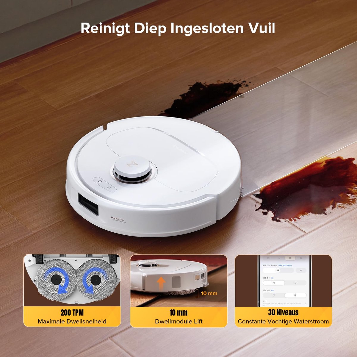 Roborock Qrevo S5V Robotstofzuiger
