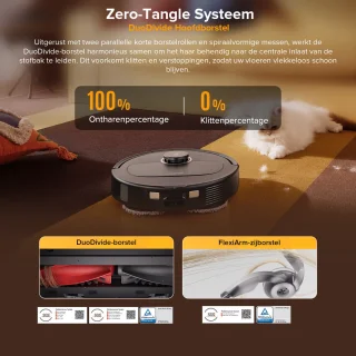 Roborock Qrevo S5V Robotstofzuiger Zwart