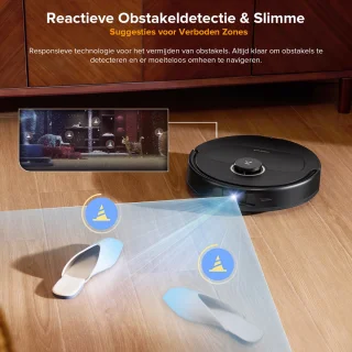 Roborock Qrevo S5V Robotstofzuiger Zwart