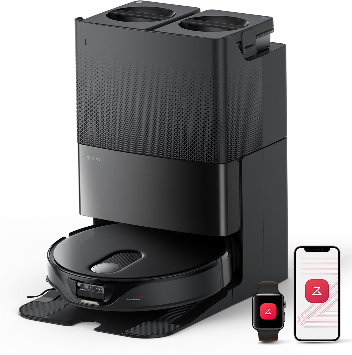 De Roborock Qrevo Slim Robotstofzuiger 8,2 cm Ultradun met Leegstation in één oogopslag