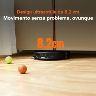 Roborock Qrevo Slim Robotstofzuiger 8,2 cm Ultradun met Leegstation