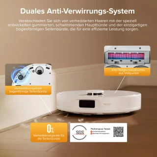roborock QV 35S robotstofzuiger wit