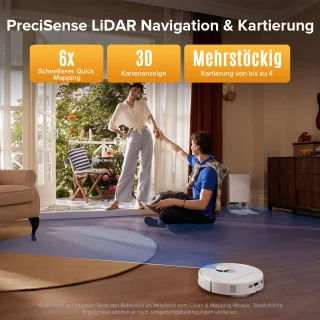 roborock QV 35S robotstofzuiger wit