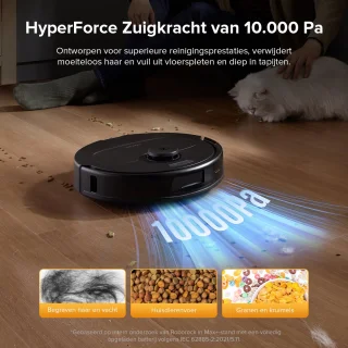 roborock QV 35S robotstofzuiger zwart