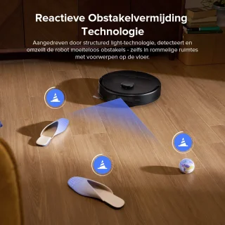roborock QV 35S robotstofzuiger zwart