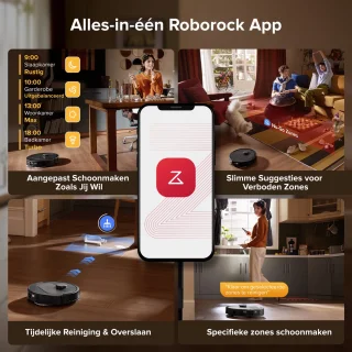 roborock QV 35S robotstofzuiger zwart