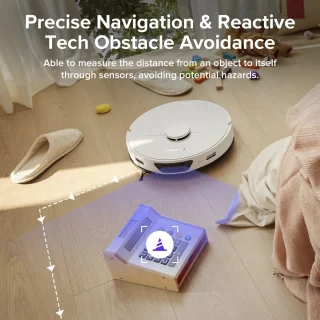 Roborock S7 Max Ultra Robotstofzuiger Wit