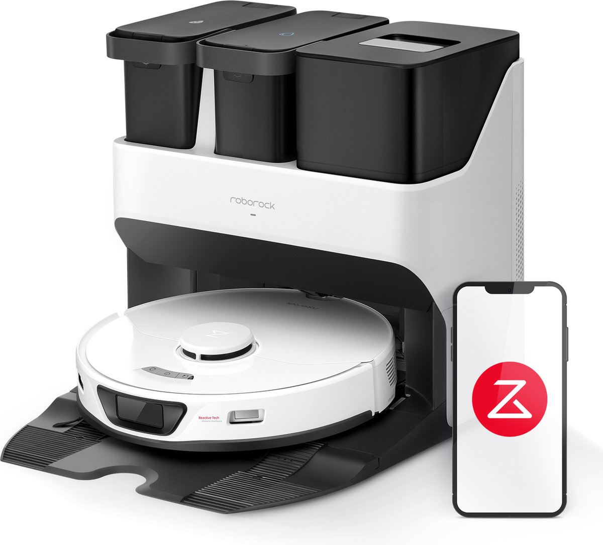 Roborock S7 Max Ultra Robotstofzuiger Wit