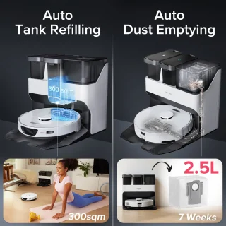 Roborock S7 Max Ultra Robotstofzuiger Wit
