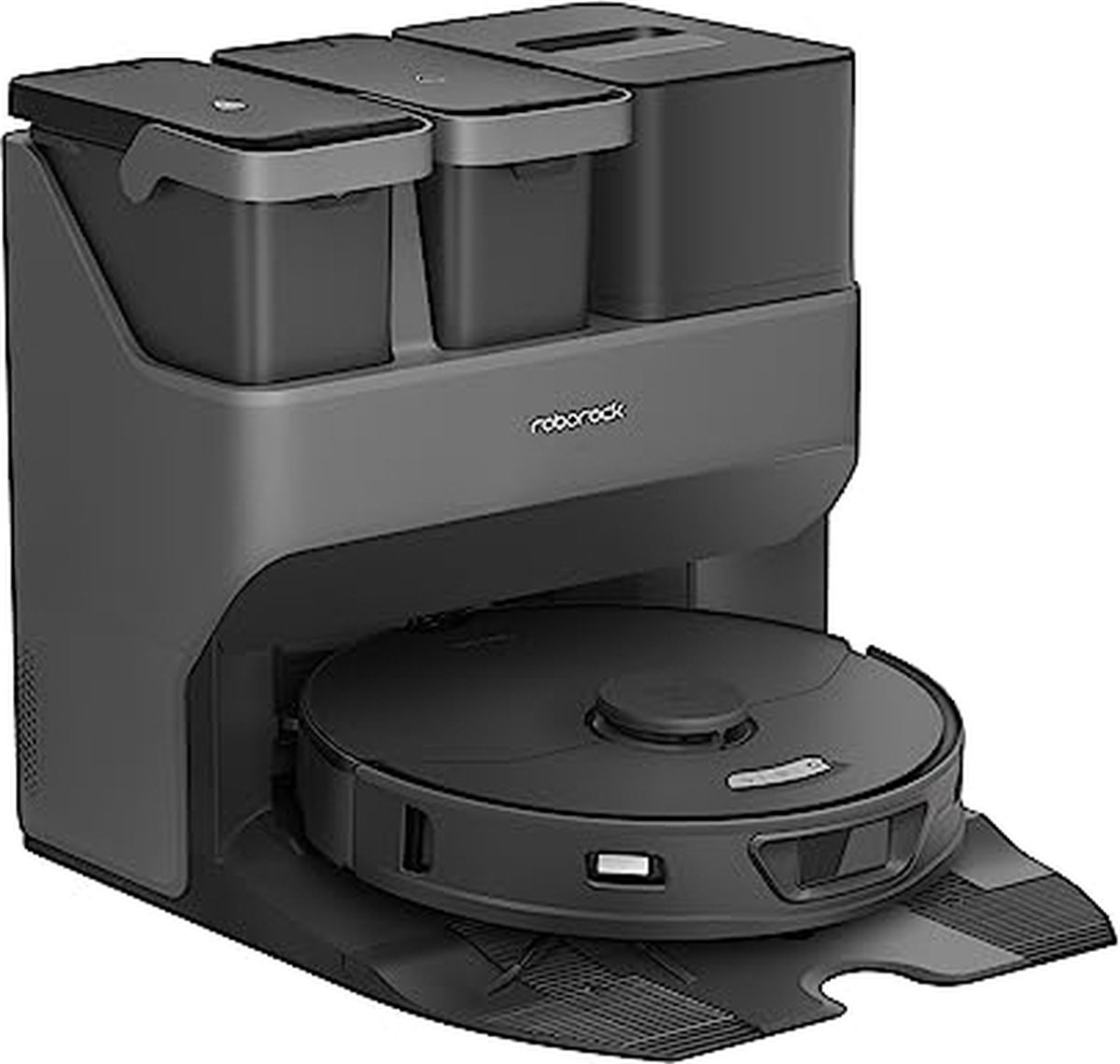 Roborock S7 Max Ultra Robotstofzuiger Zwart met AED Dock