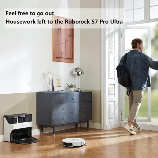Roborock S7 Pro Ultra Robotstofzuiger Wit Met Laadstation
