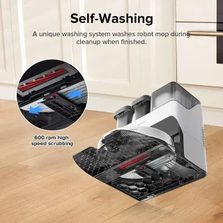Roborock S7 Pro Ultra Robotstofzuiger Wit Met Laadstation