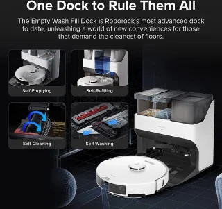 Roborock S7 Pro Ultra Robotstofzuiger Wit Met Laadstation
