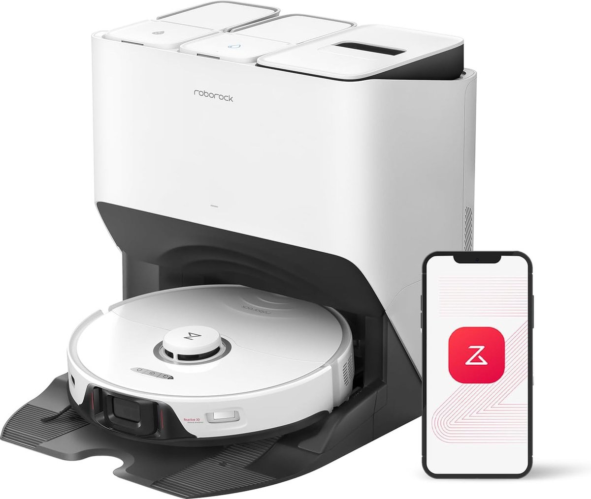 De Roborock S8 Pro Ultra Robotstofzuiger Wit in één oogopslag