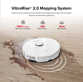 Roborock S8 Robotstofzuiger Wit