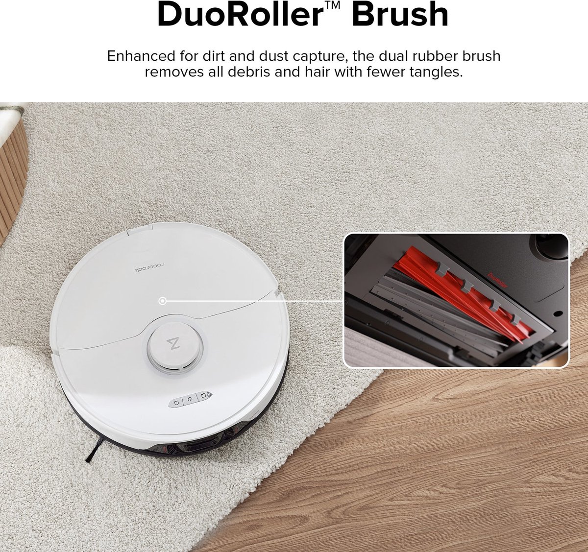 Roborock S8 Robotstofzuiger Wit