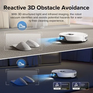 Roborock S8 Robotstofzuiger Wit