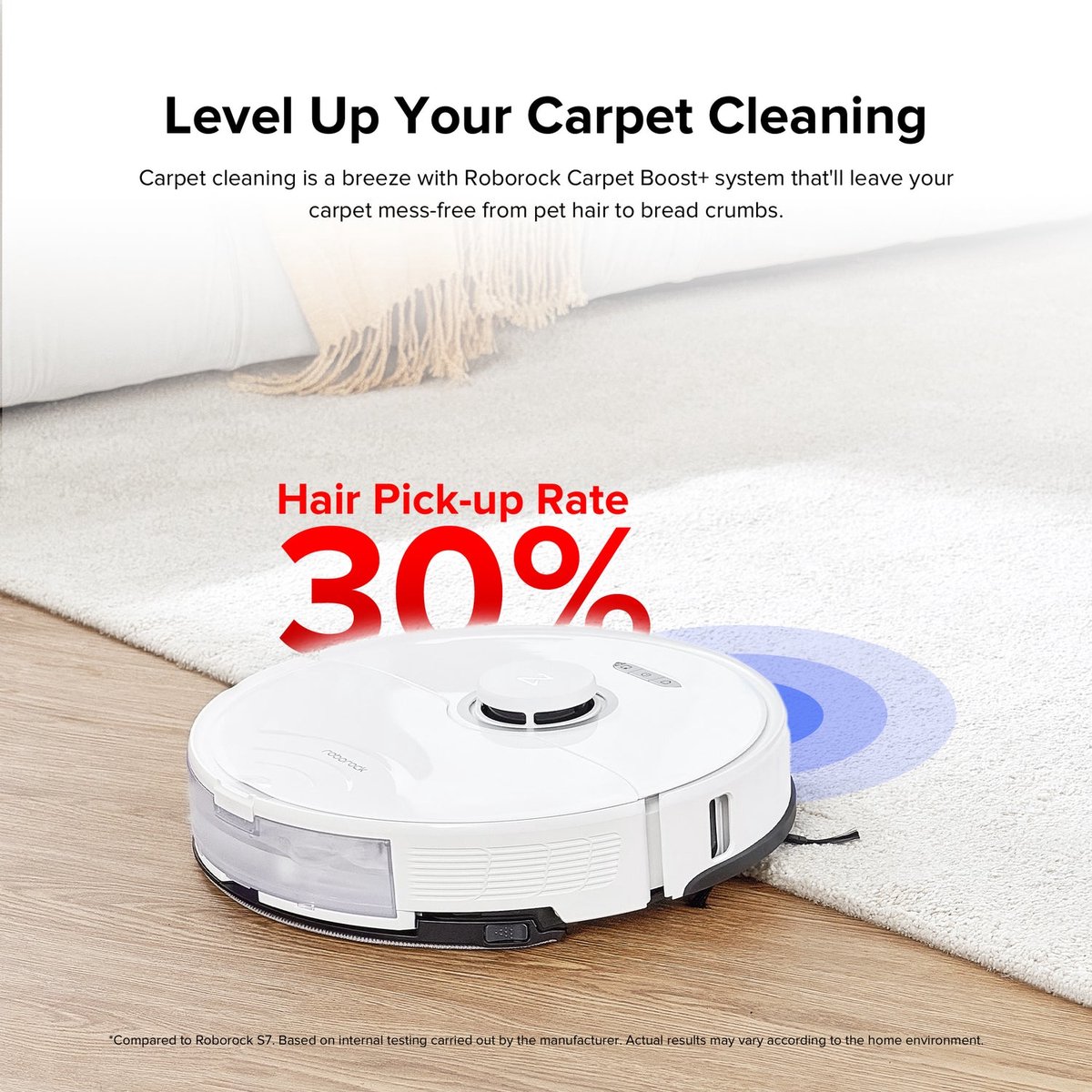 Roborock S8 Robotstofzuiger Wit