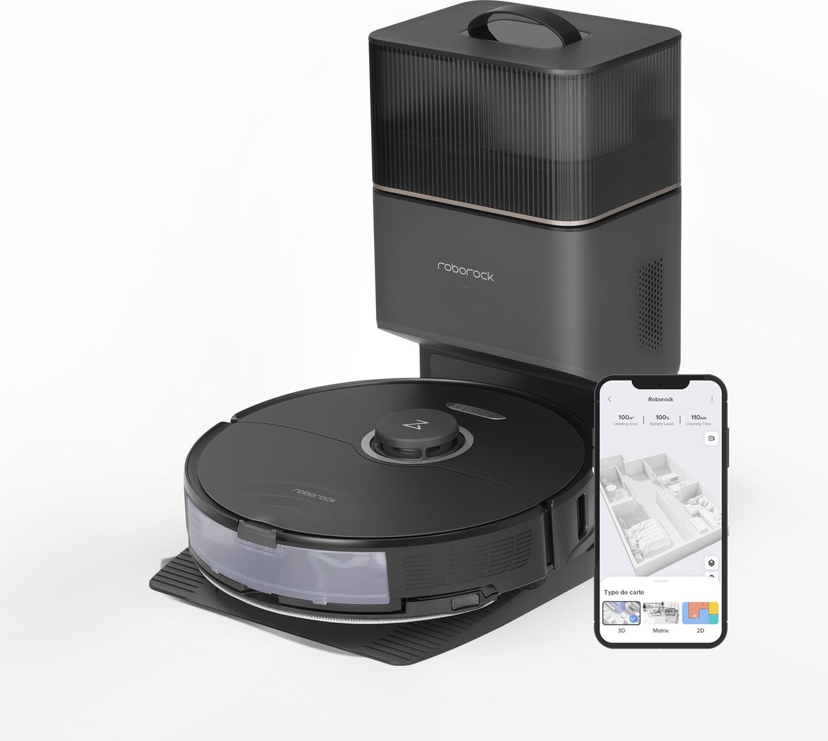 De Roborock S8+ Robotstofzuiger in één oogopslag