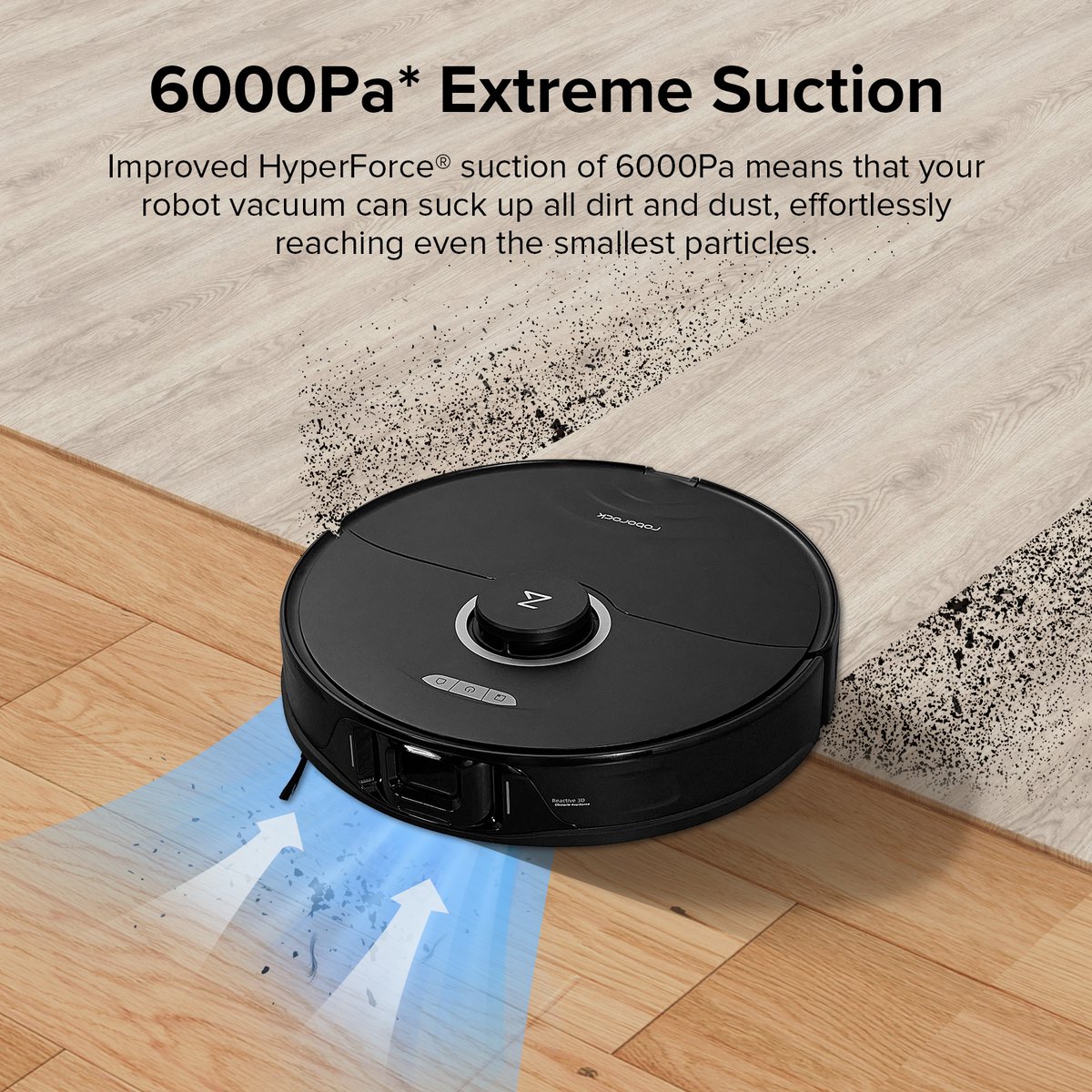 Roborock S8 Robotstofzuiger Zwart
