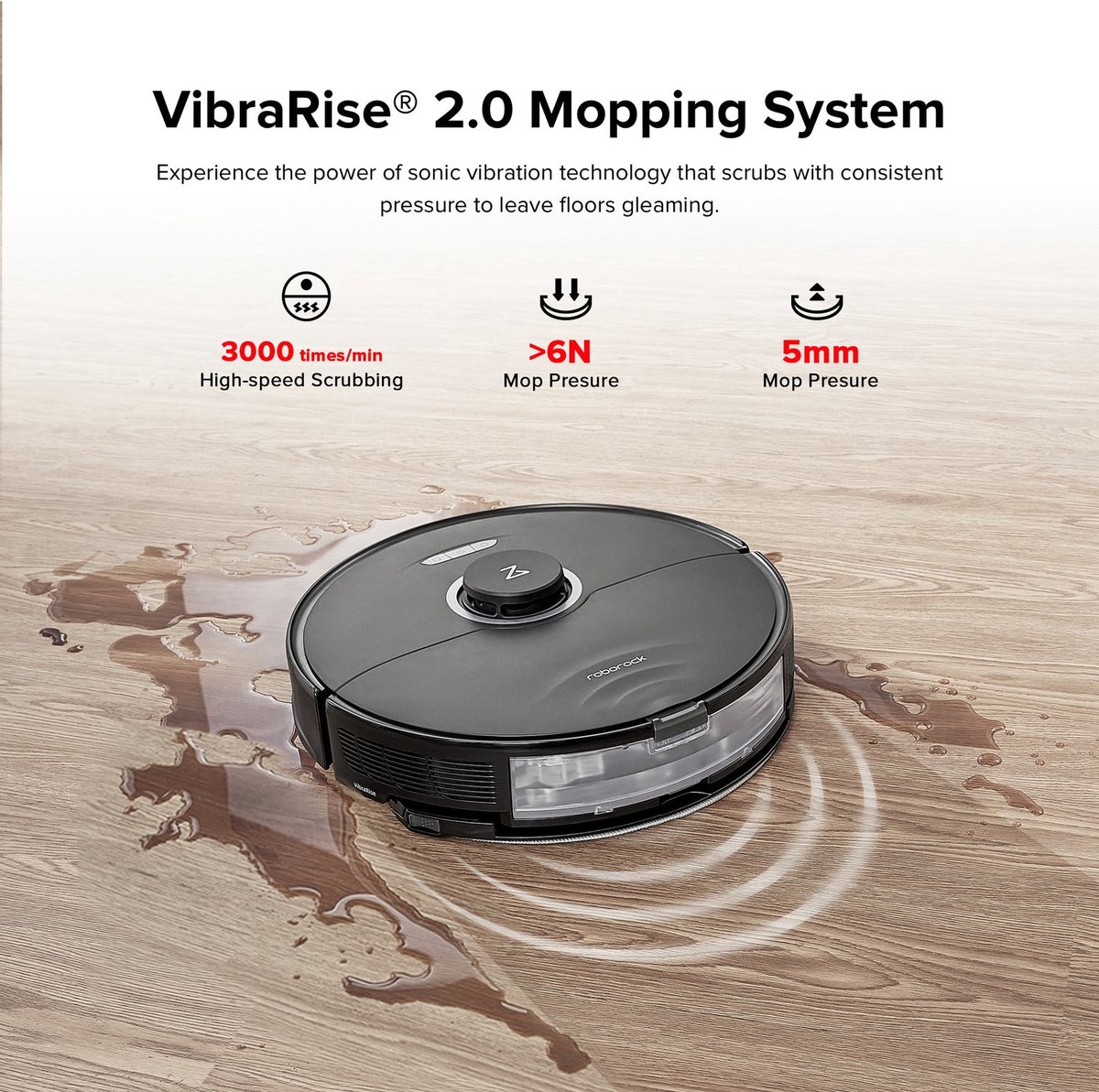 Roborock S8 Robotstofzuiger Zwart