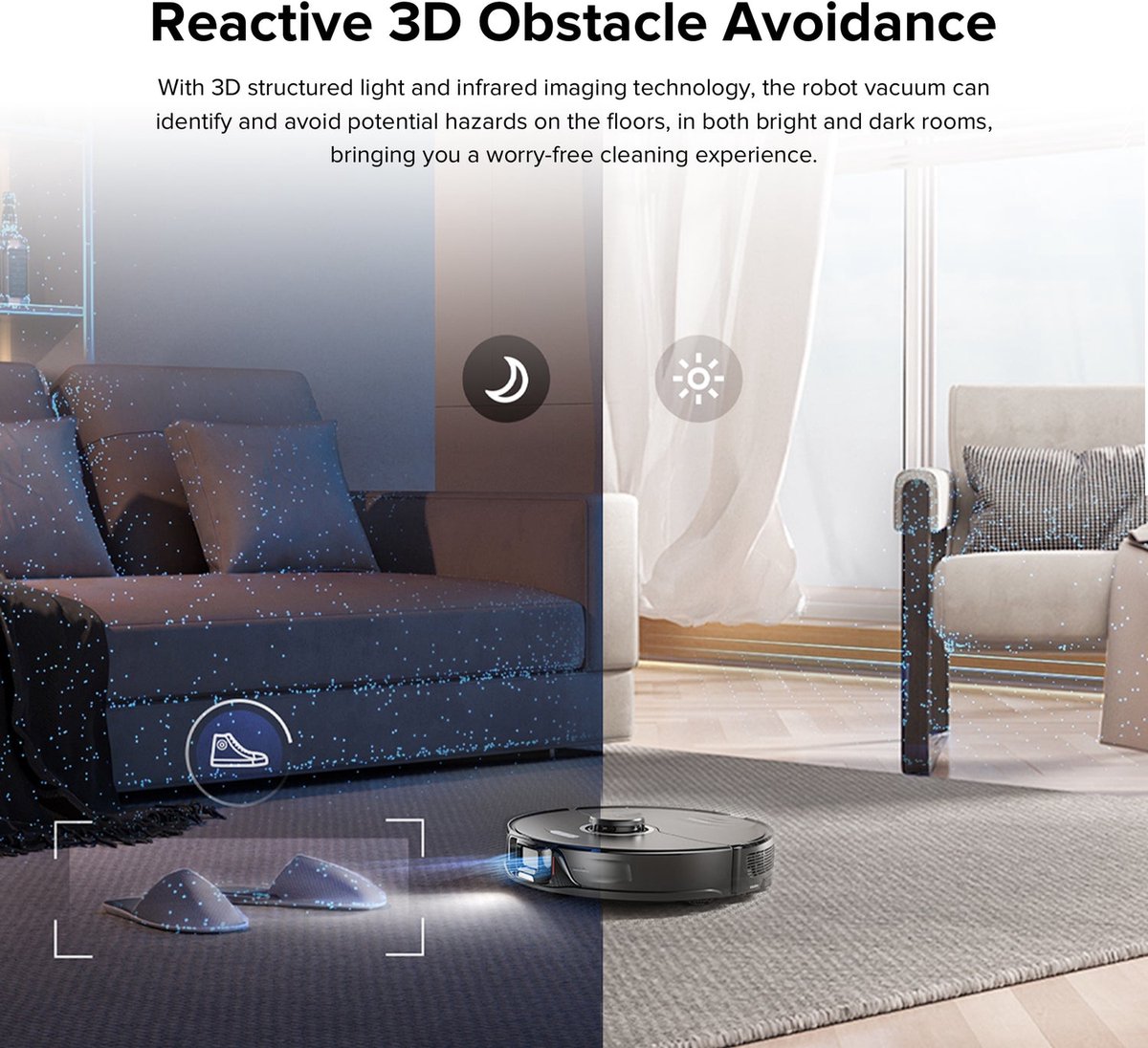 Roborock S8 Robotstofzuiger Zwart