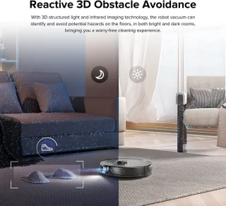 Roborock S8 Robotstofzuiger Zwart