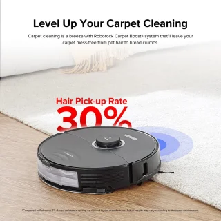 Roborock S8 Robotstofzuiger Zwart