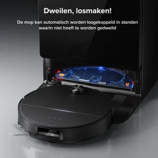 roborock Saros 10 Robotstofzuiger Zwart